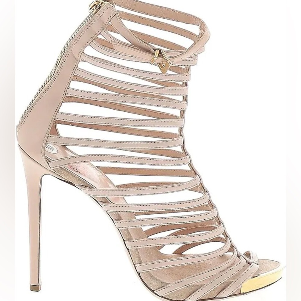 TAN STRAPPY HEELS